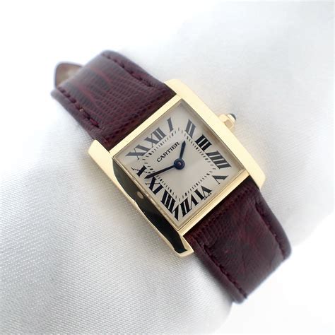 cartier tank dames goud